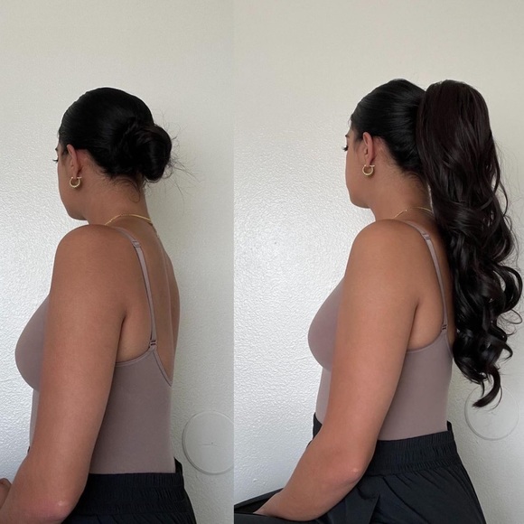 INSERT NAME HERE | Maddy Draw-String Ponytail - Picture 7 of 14